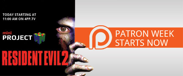 Patron Week starts Now Our First Mini-Project M Featuring Resident Evil 2!