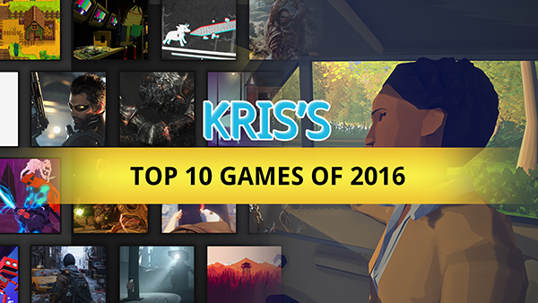Thumbnail Image - Kris Guthridge's Top 10 Games of 2016