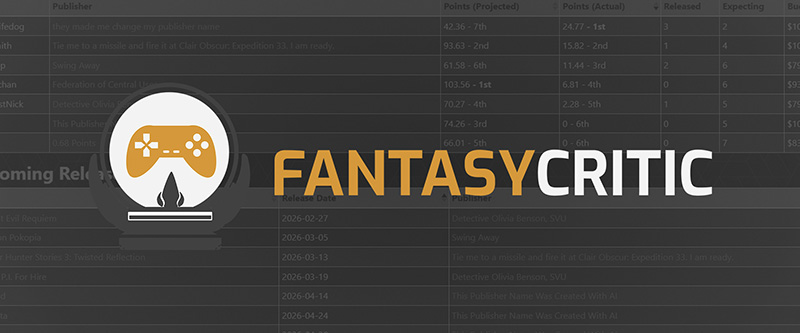 Fantasy Critic Banner