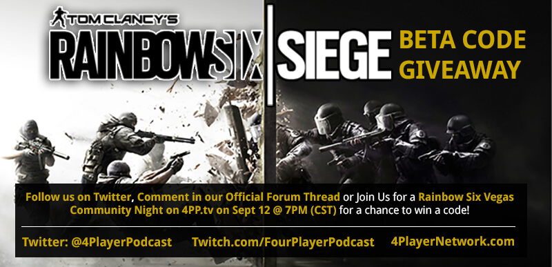 og:image, Rainbow Six Siege, Beta Code Giveaway, Rainbow Six