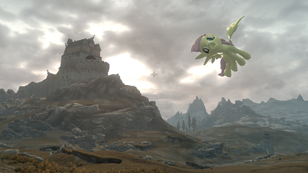 Yes, there is a My Little Pony mod that replaces the dragons with flying horses. God help us all.